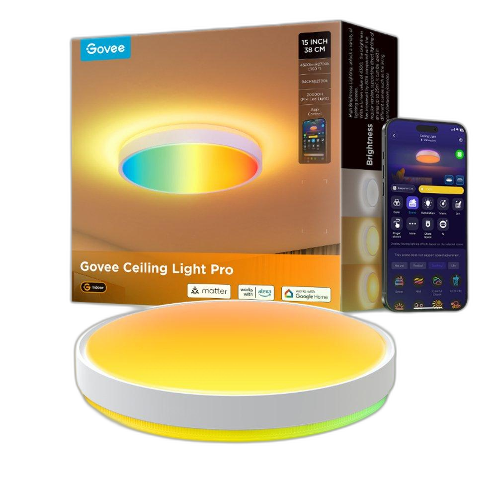 Govee 38cm Smart Ceiling Light Pro, H60A6
