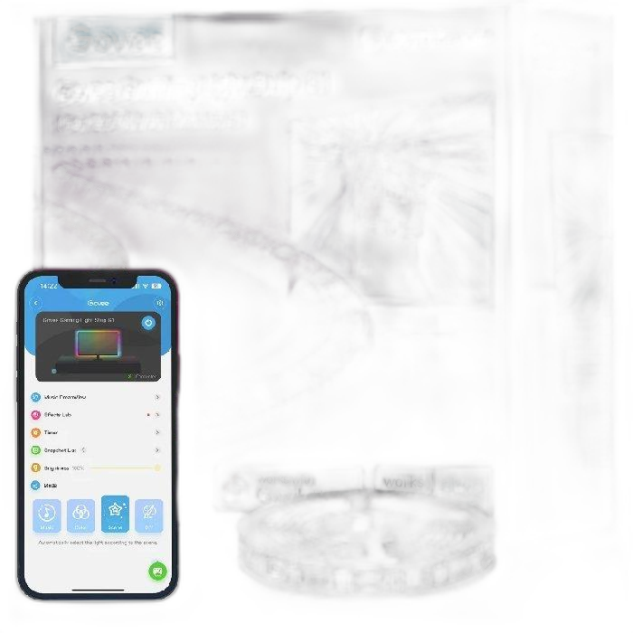Govee PC monitor back Light, 24-26 inch, H6609 - RGBIC