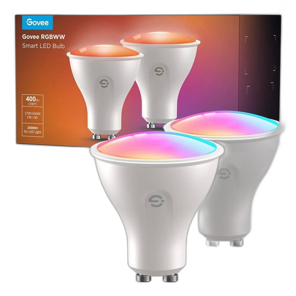 Govee Smart Wi-Fi & Bluetooth Light Bulb, 2-pack