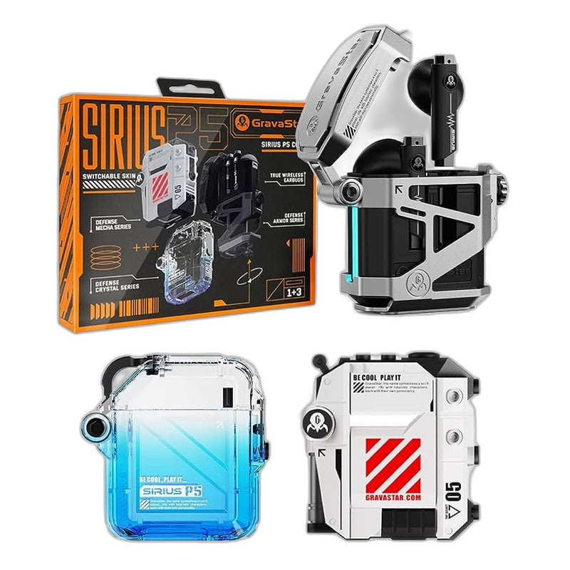 GravaStar Sirius Pro P5 TWS Earbuds - 3 in 1 Combo
