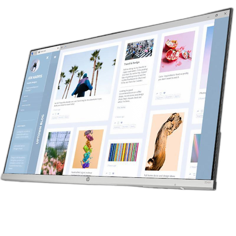 اتش بي 524sh 23.8 بوصة، شاشة، ليد، دقة 1080 بيكسل، 100 هرتز، 5 مللي ثانية (GtG)