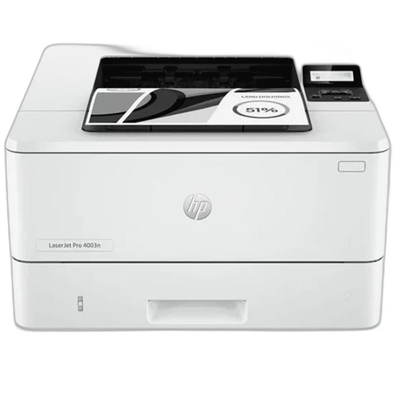 إتش بي ليزر جيت برو 4003n - 40 صفحة في الدقيقة / 1200 نقطة في البوصة / A4 / USB / LAN / طابعة ليزر أحادية