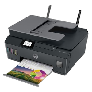 HP طابعة لاسلكية سمارت تانك 530، الكل في 1 - أسود(4Sb24A)
