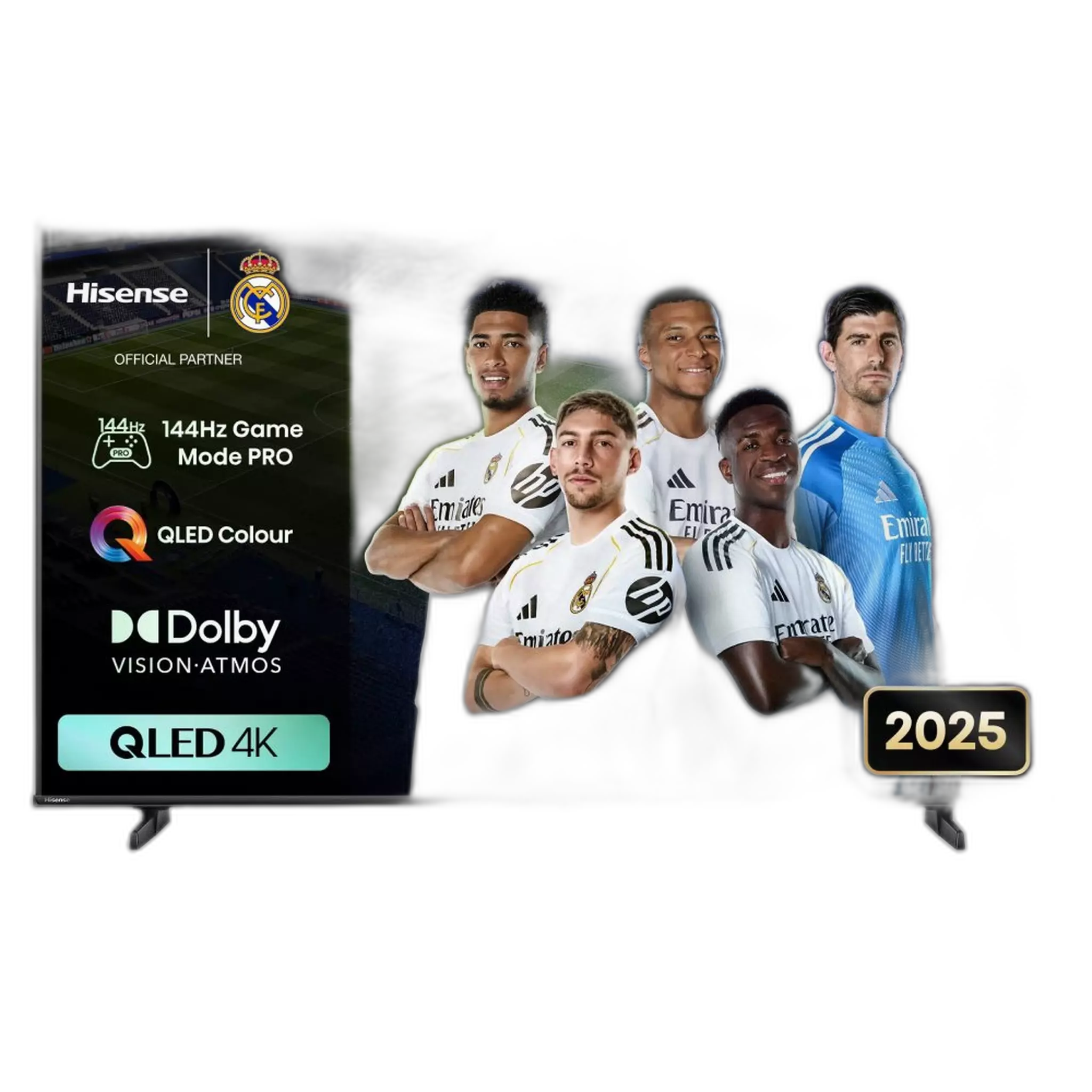 هايسنس تلفزيون ذكي QLED بدقة 4 كى مقاس 55 بوصة