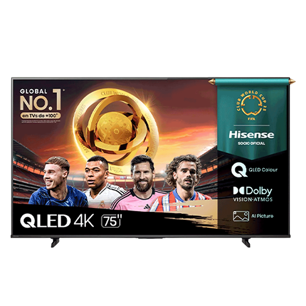 تلفزيون هايسنس كيو ليد 4 كيه HDR مقاس 75 بوصة، 75Q6Q