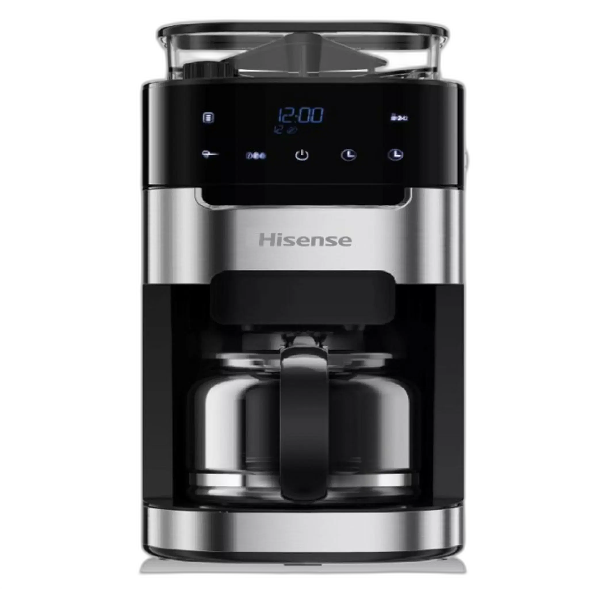 Hisense Drip Coffee Machine with Grinder, 1.5L, 900W, HDCM12BS1