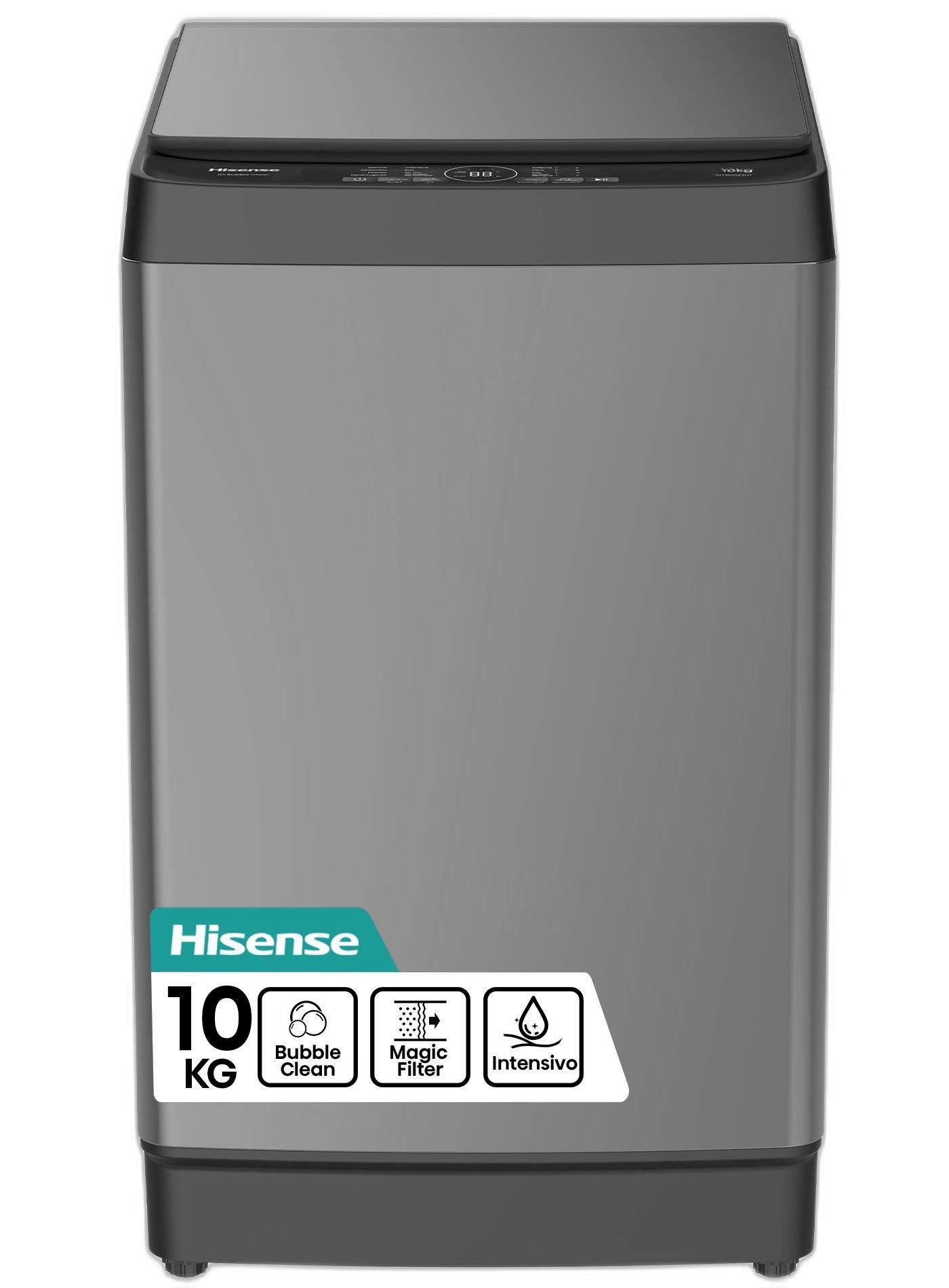 Hisense Top-loading washing machine, 10 KG Capacity WT3K1023UT