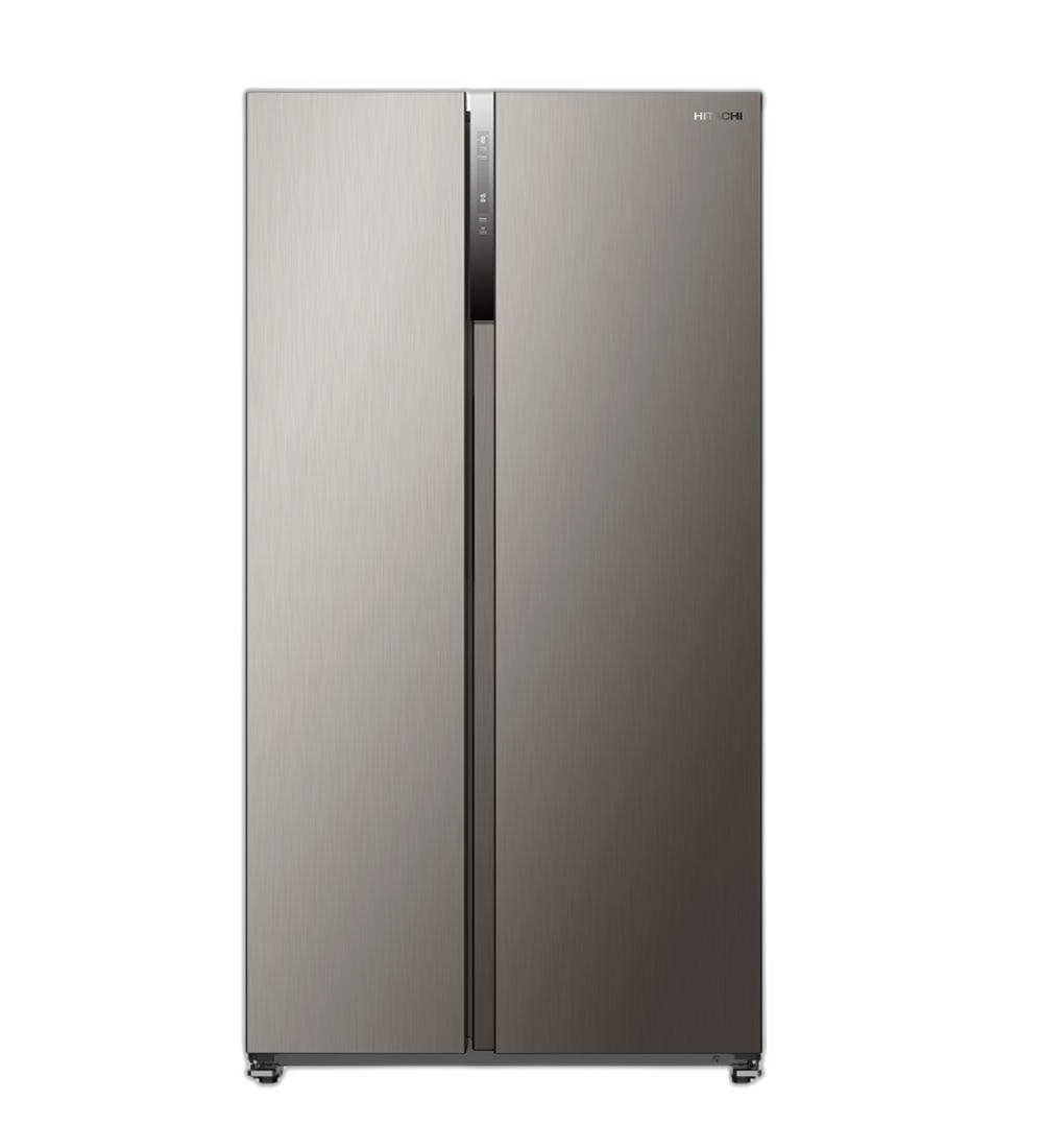 ثلاجة هيتاشي 525 لتر جانبية، بابان، HRSN9552DX - إنوكس