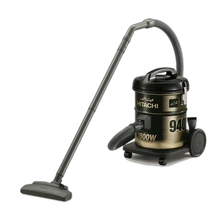 Hitachi Drum Vacuum Cleaner, 1600W, 15L, CV-940Y BK