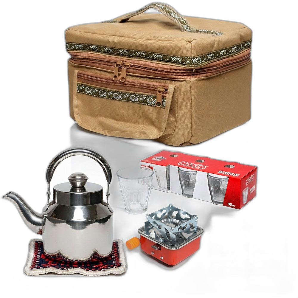 Home Essentials Izba Chai Maker With Portable Stove & Glasses