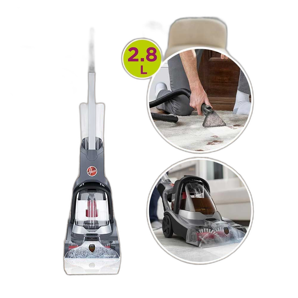 مكنسة كهربائية لاسلكية باور داش للسجاد والمفروشاتسعة 2.8 لتر وبقوة 800 واط من Hoover