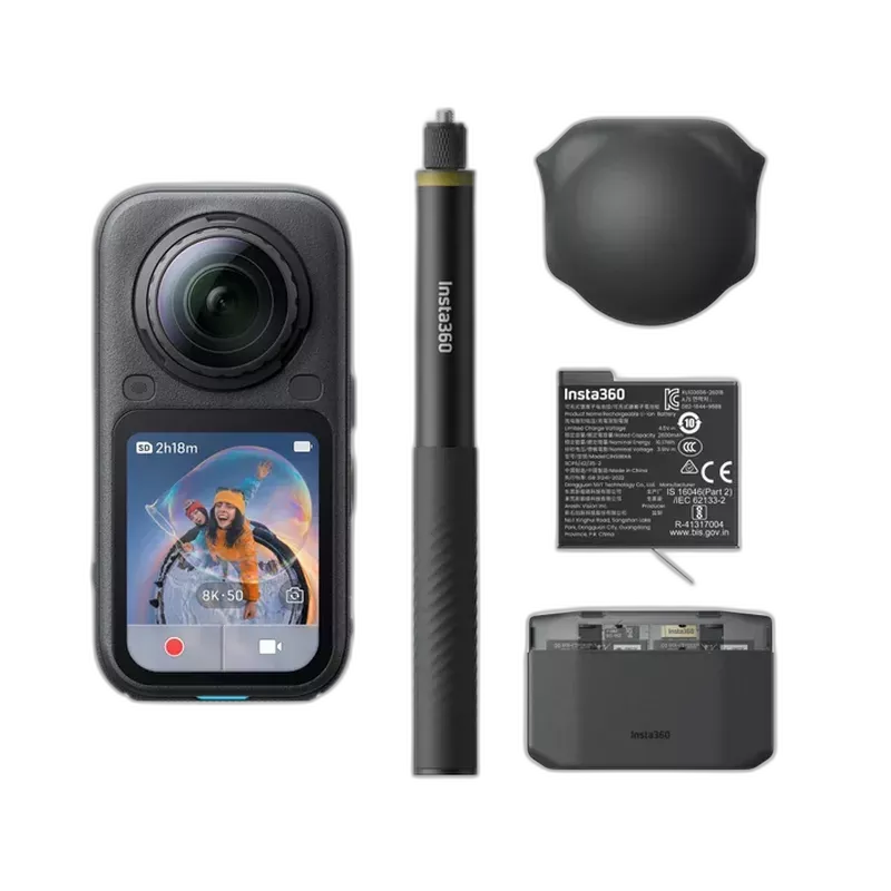 Insta360 X6 Essentials Bundle – Flagship 8K 360 Camera with Superior Image Quality