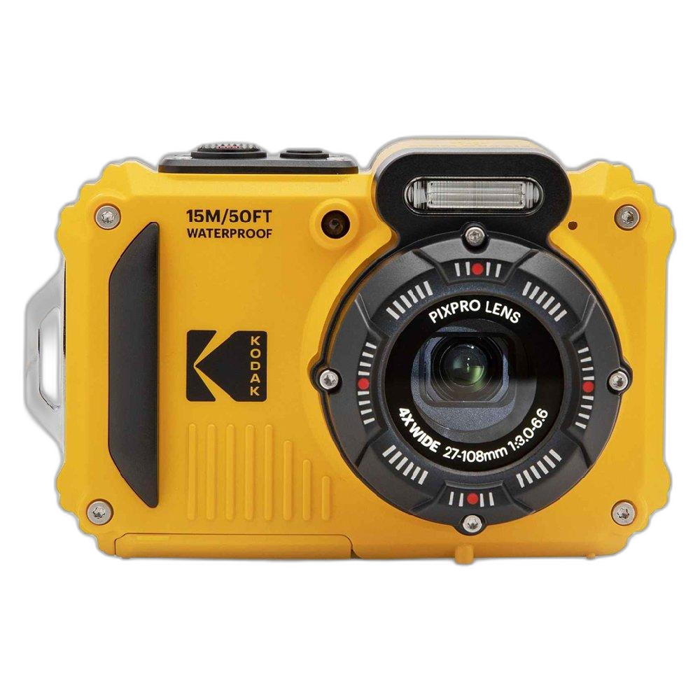 Kodak Pixpro Waterproof Digital Camera, 4x Optical Zoom, WPZ2YL