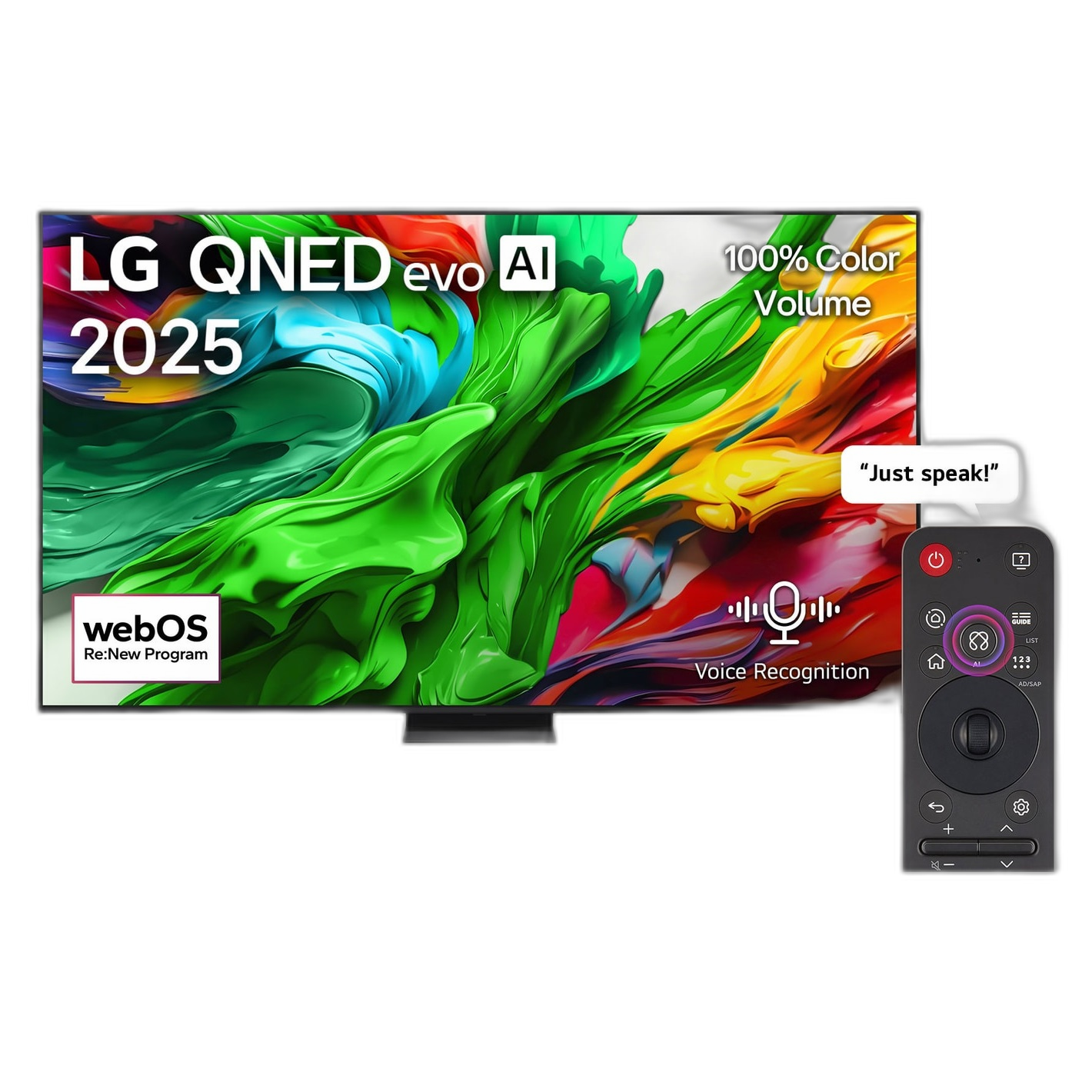 LG 100-inch QNED evo AI QNED 4K 120Hz Smart TV AI Magic Remote