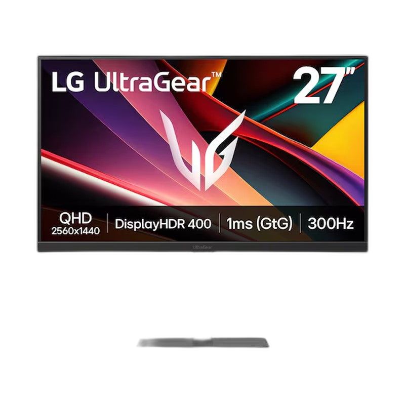 LG 27" UltraGear QHD IPS, 300Hz, 1ms, HDMI 2.1, USB-C (PD 15W) Gaming Monitor