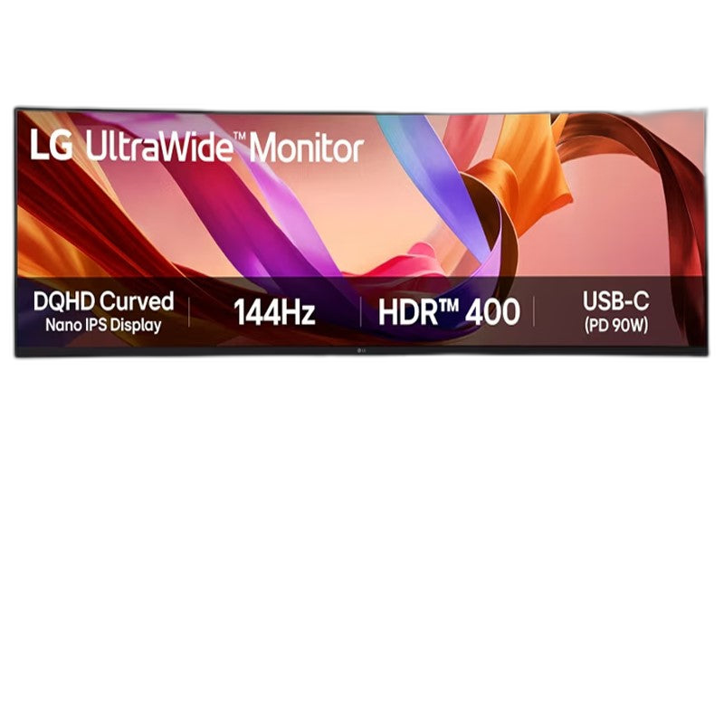 LG 49" UltraWide 144Hz, 1ms, Dual QHD Nano IPS Curved Monitor