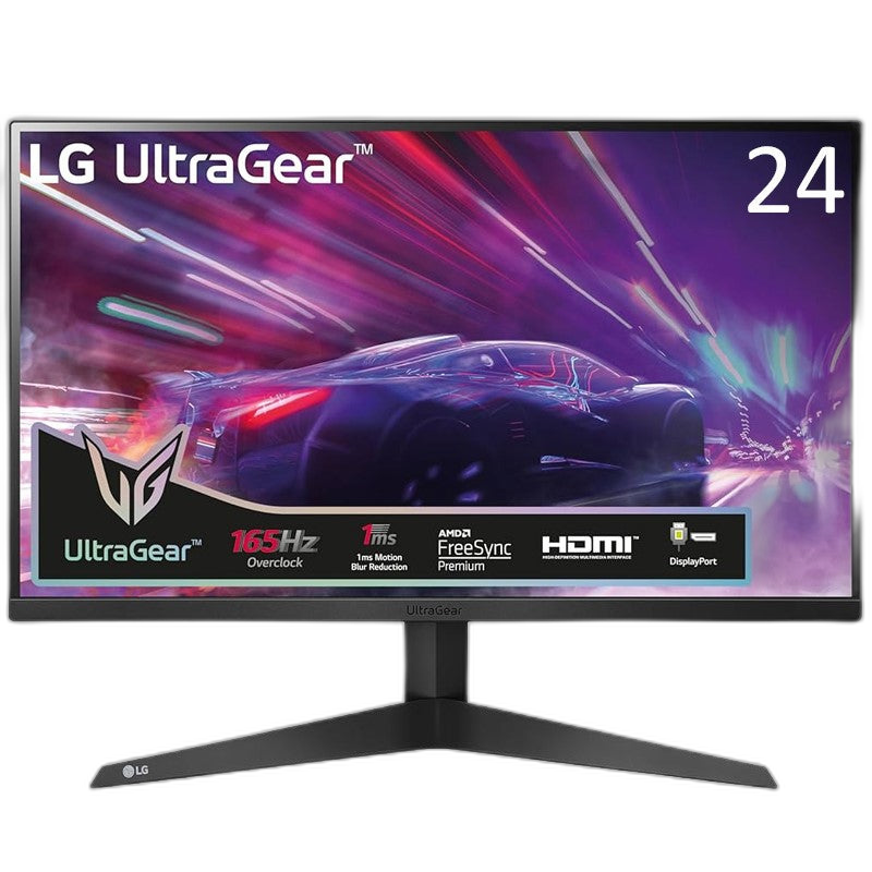 LG UltraGear 24" FHD, 1ms, 165Hz, AMD FreeSync Premium, Gaming Monitor