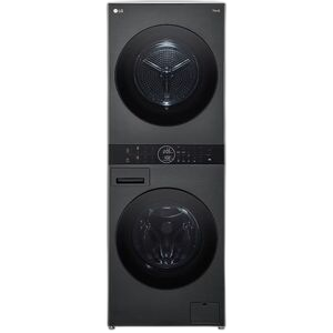LG Wash Tower Front Load 12 KG Washer 10 KG Dryer 1000 RPM, Black - W4W8BVPKZHMAPBRMEK