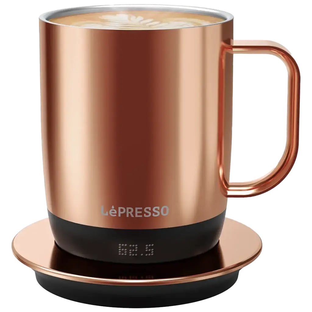LePresso Aurelio Ceramic Mug with Temperature Control Base