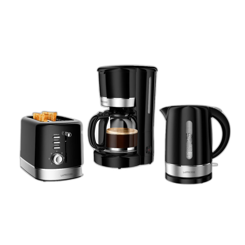 LePresso Breakfast Set Toaster, Kettle and Drip Coffee Maker
