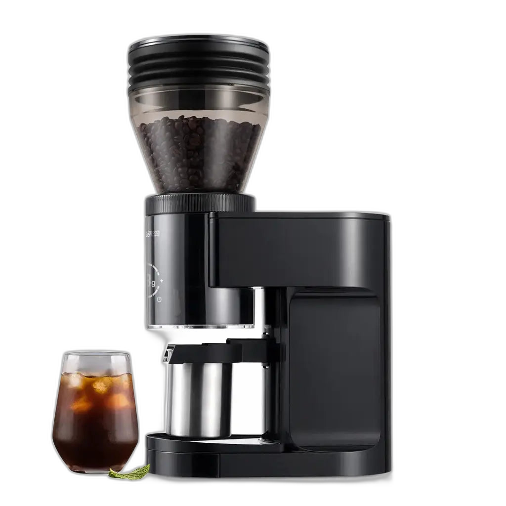 LePresso Grindeur Conical Burr Grinder with Digital Weight Control