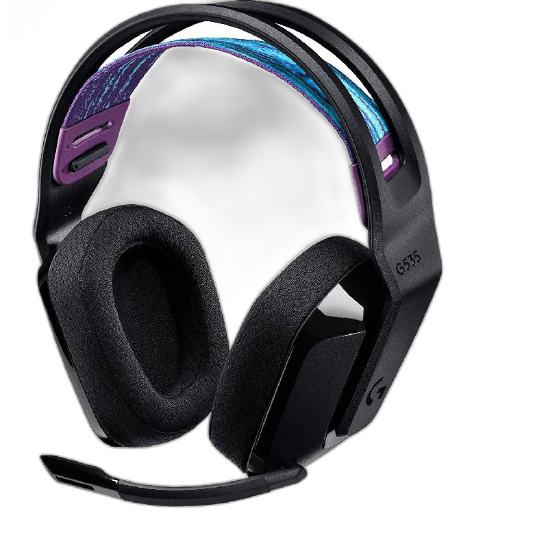 Logitech G535 LIGHTSPEED Gaming Headset, Wireless, USB (Charging), Rotating Microphone
