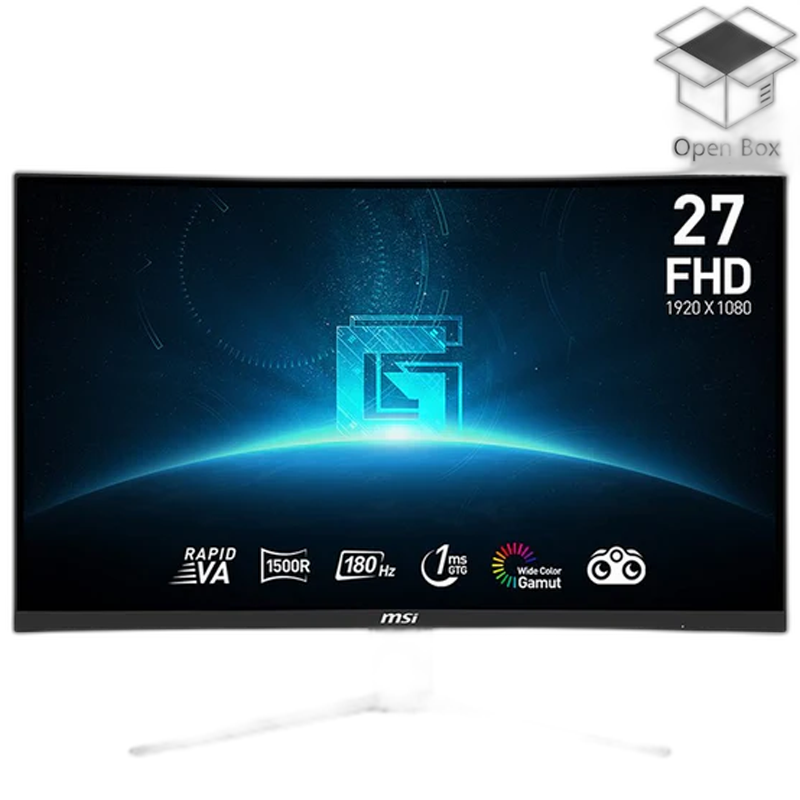 MSI G27C3F 27" FHD Rapid VA, 180Hz, 1ms, AMD FreeSync Premuim Curved Gaming Monitor