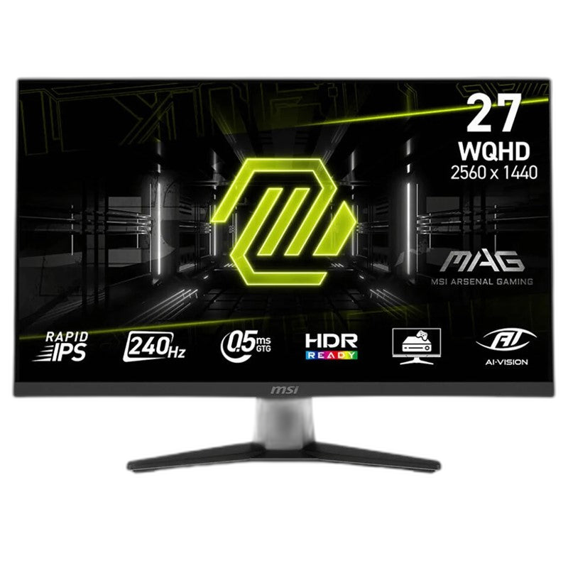 MSI MAG 274QF X24 27" WQHD 240Hz, 0.5ms, Rapid IPS, AMD FreeSync Premium, Gaming Monitor