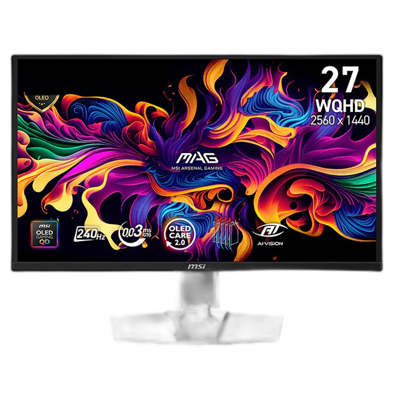 MSI Mag 272QP X24 27" 240Hz Wqhd Hdmi 2.1 0.03ms Qd-oled Gaming Monitor