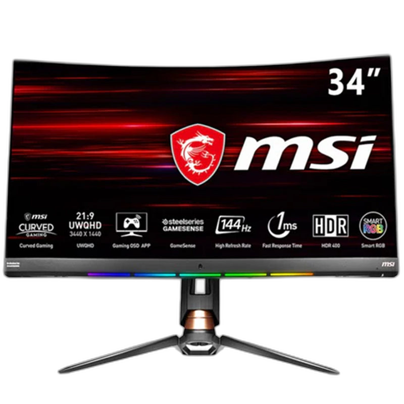 شاشة إم إس آي MPG341CR UWQHD 1800R 34 بوصة