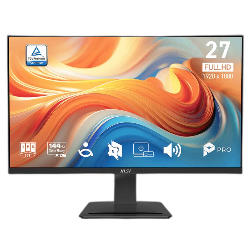 MSI PRO MP273 E14A 27" FHD 144Hz, 1ms, HDMI 2.0, IPS Business Monitor
