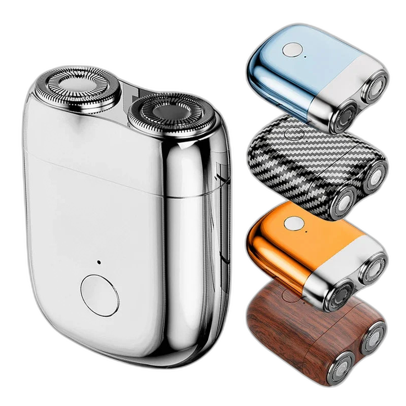 Magnetic Colorful Electric Shaver Double Floating Head - RZMS32
