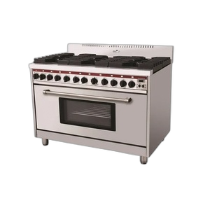 Masterchef Master Chef Gas Cooker 120x80cm 6 Burner, Stainless Steel - MHO-4861DC