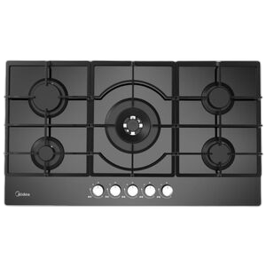 Midea Built-in Hob 90cm 5 Burners, Black - 90G50ME060-GFT