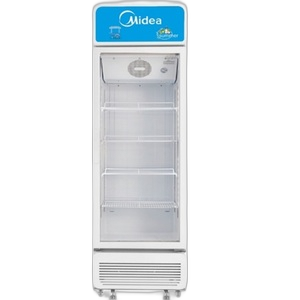 Midea Commercial Refrigerator Glass Door 416 Liters 19.8 CFT, White - MDRZ562FGG21