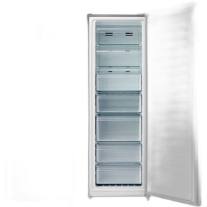 Midea Upright Freezer Refrigerator 227 Liters 8 CFT, Bru Steel - MDRU333FEE46AE