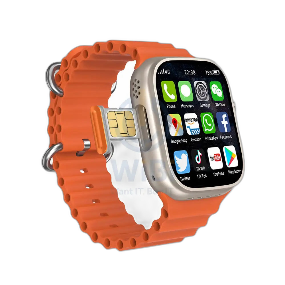 Modio 4G Ultra Max Smart Watch 4Gb / 64Gb Storage HD Screen 2.2 Inch