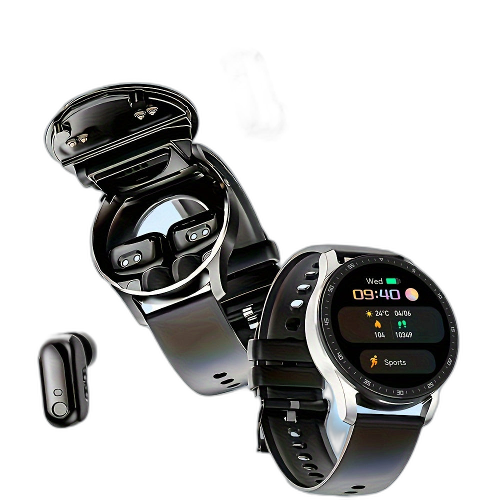 New Smart Watch, Wireless Calling, Built-in Earphones, Sports, Waterproof, Suitable For Android And IPhone -J0M8