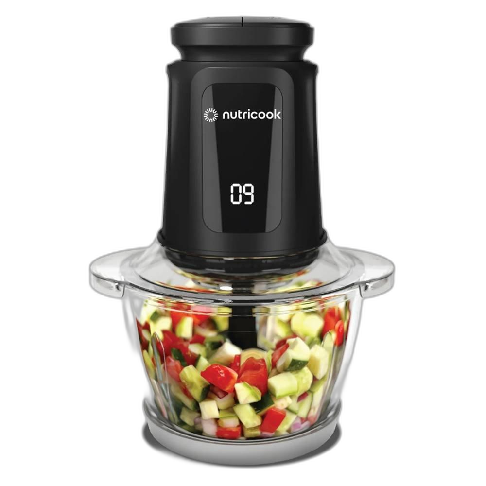 مفرمة الطعام نوتري كوك XL مع وعاء زجاجي سعة 1.2 لتر، 500واط،NC-CH1200