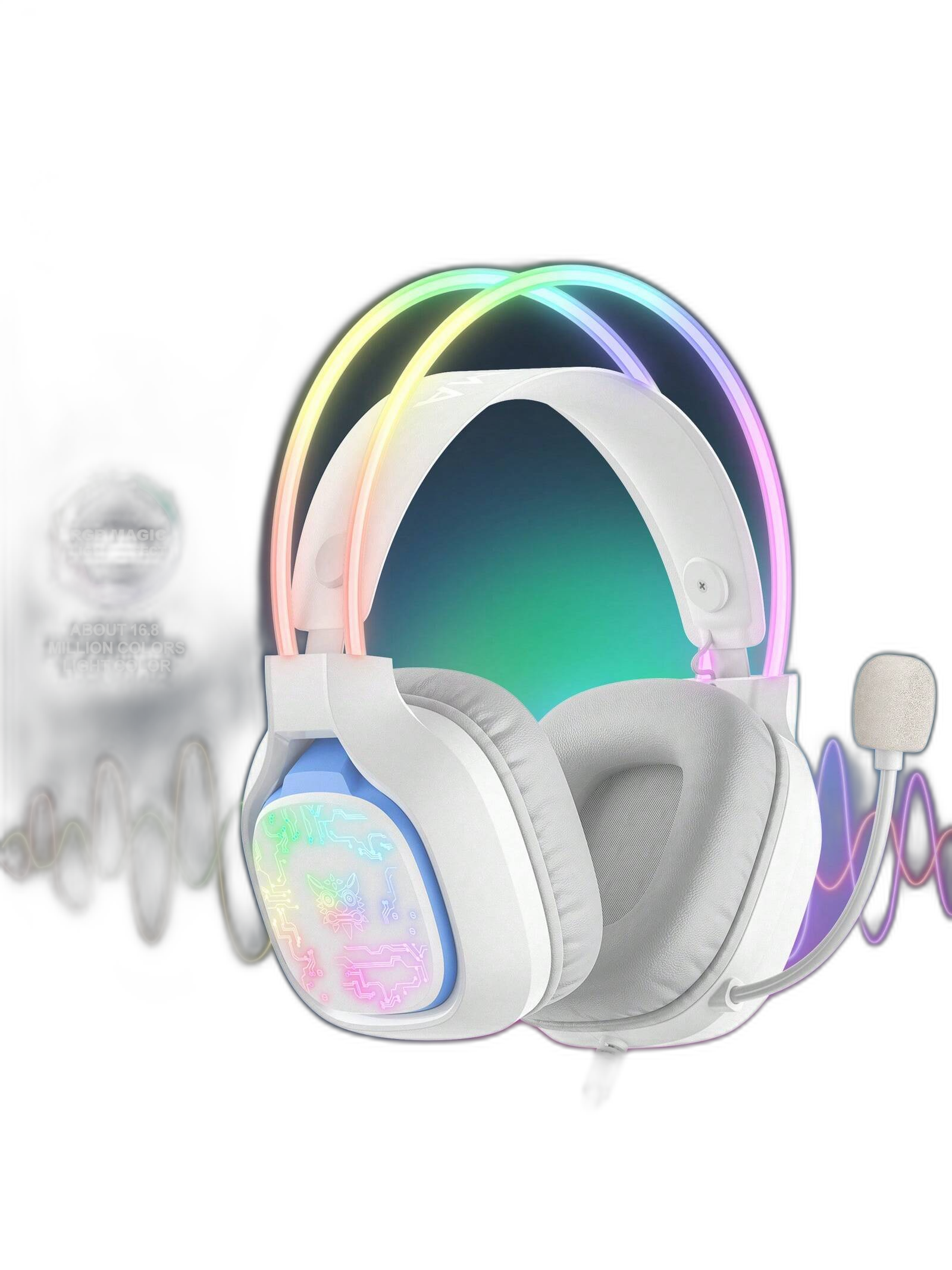 سماعات ألعاب Onikuma Onikuma X22 مع RGB Dynamic Light
