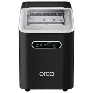 Orca Bullet Ice Maker Machine 10kg, Black - OR-ICE-1000-BLK