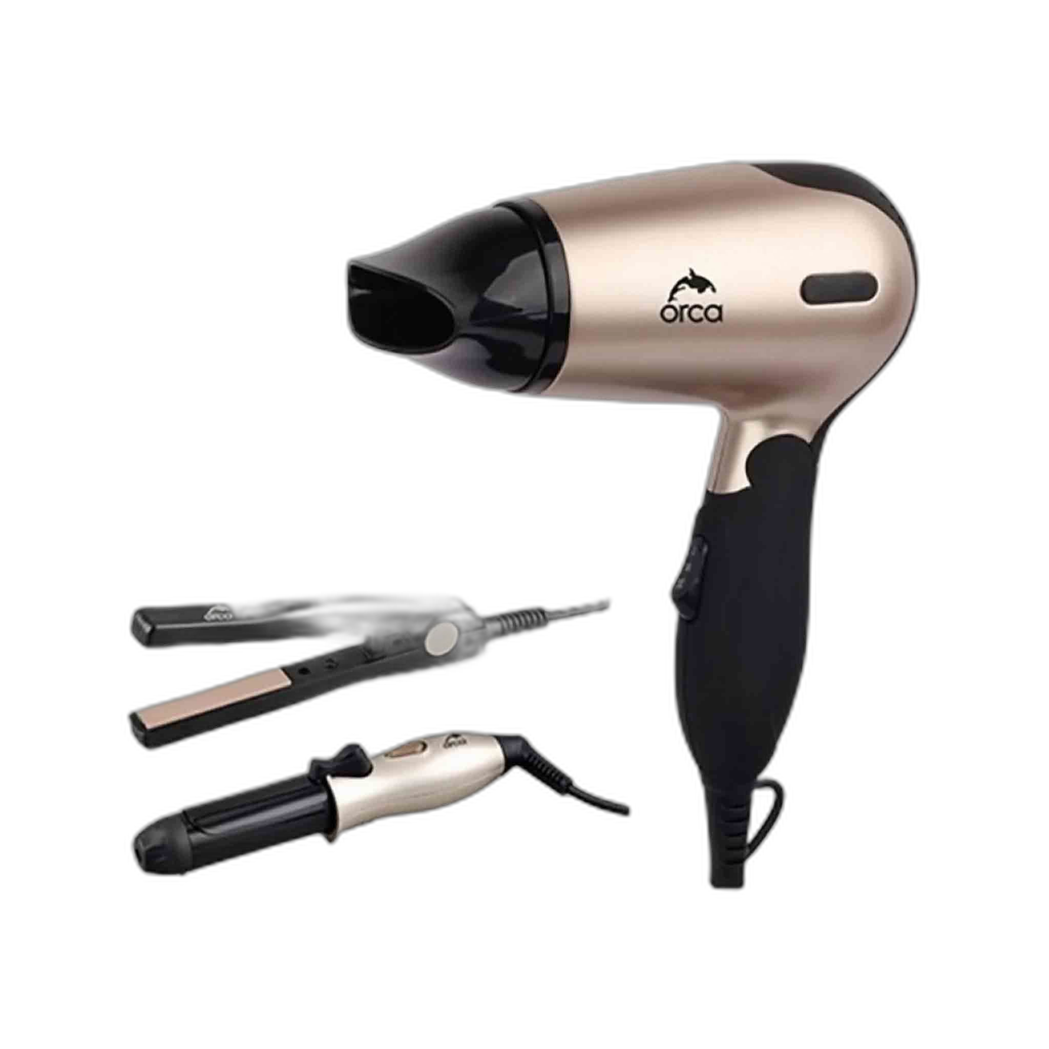 Orca Mini Hair Dryer - Straightener & Curler