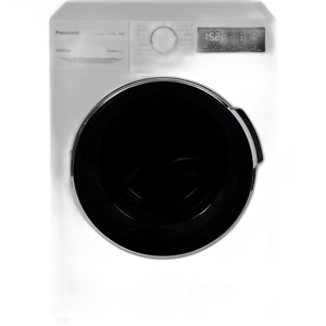 Panasonic Front Load Washer 8kg 1400 RPM, Dark Silver - NA-16MG1LKW
