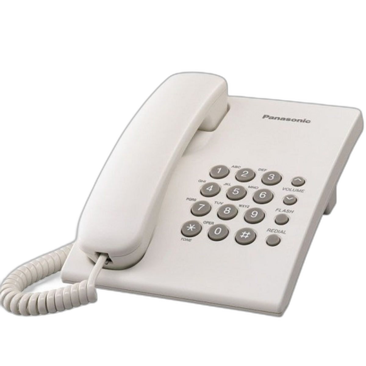 Panasonic Integrated Corded Telephone, White - KX-TS500FXW