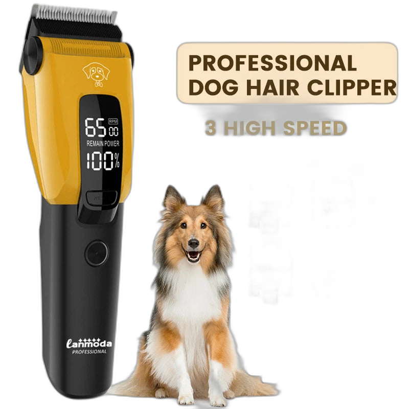 Pet Clipper Professional Dog Hair Trimmer Cat Grooming Shaver Type-C -RZPA278