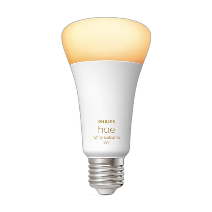 Philips Hue White Ambiance A67 E27 Smart Bulb, 13-Watt, 1600 Lumen, 929002471901