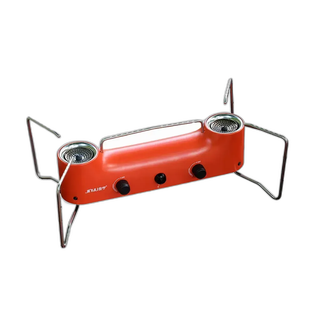 Porodo Foldable Dual-Burner Gas Stove