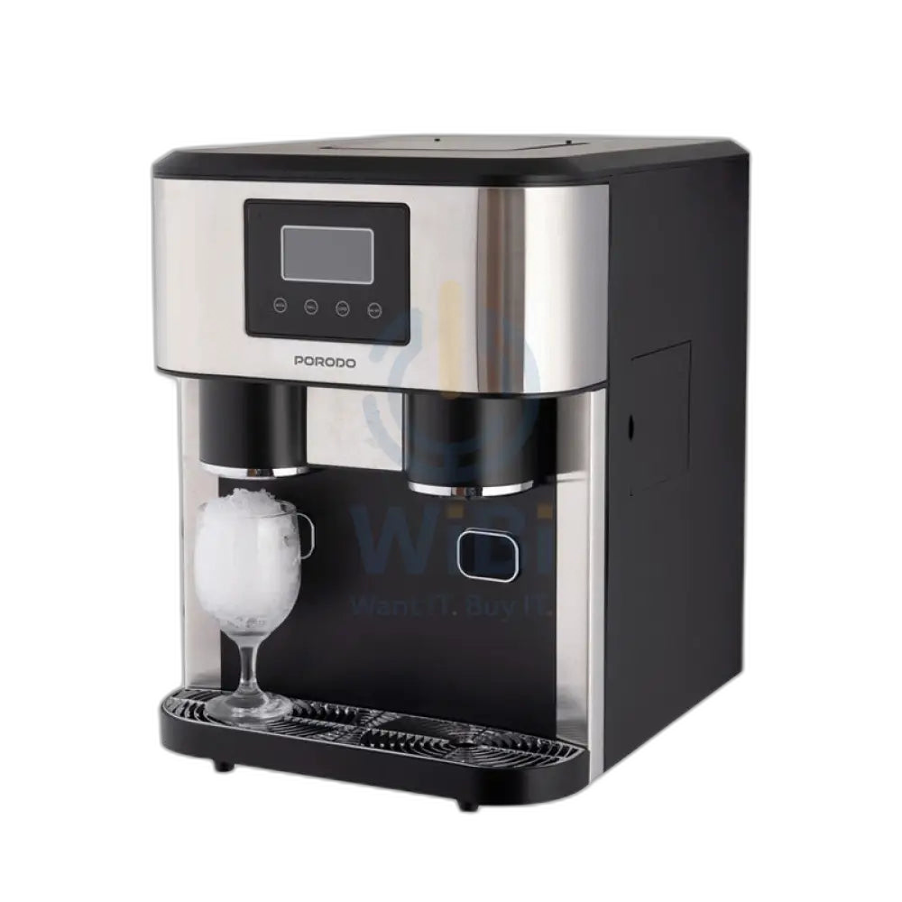 Porodo Lifestyle 3in1 Ice Maker with Crusher and Cold Water Dispenser