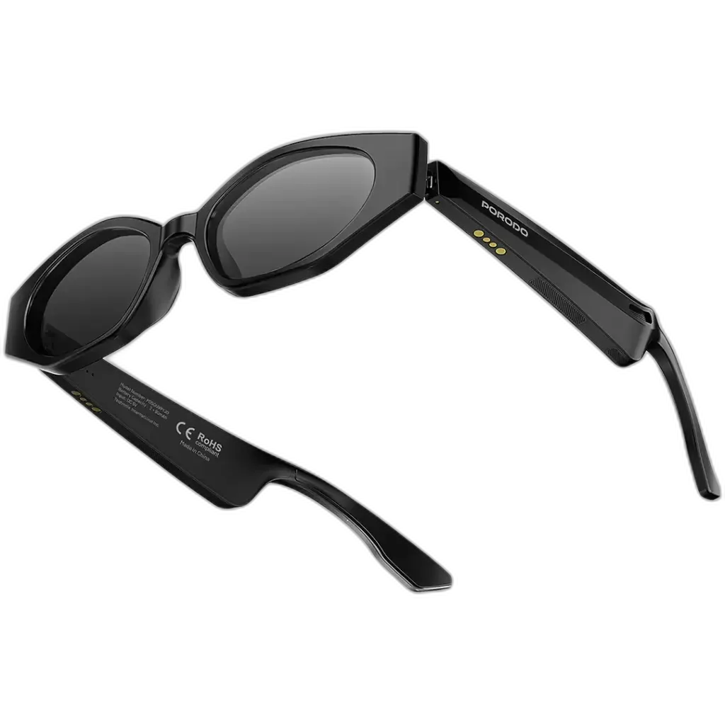 Porodo Lifestyle Tivora Audio Smart Sunglasses Black PDSGUVP120BK