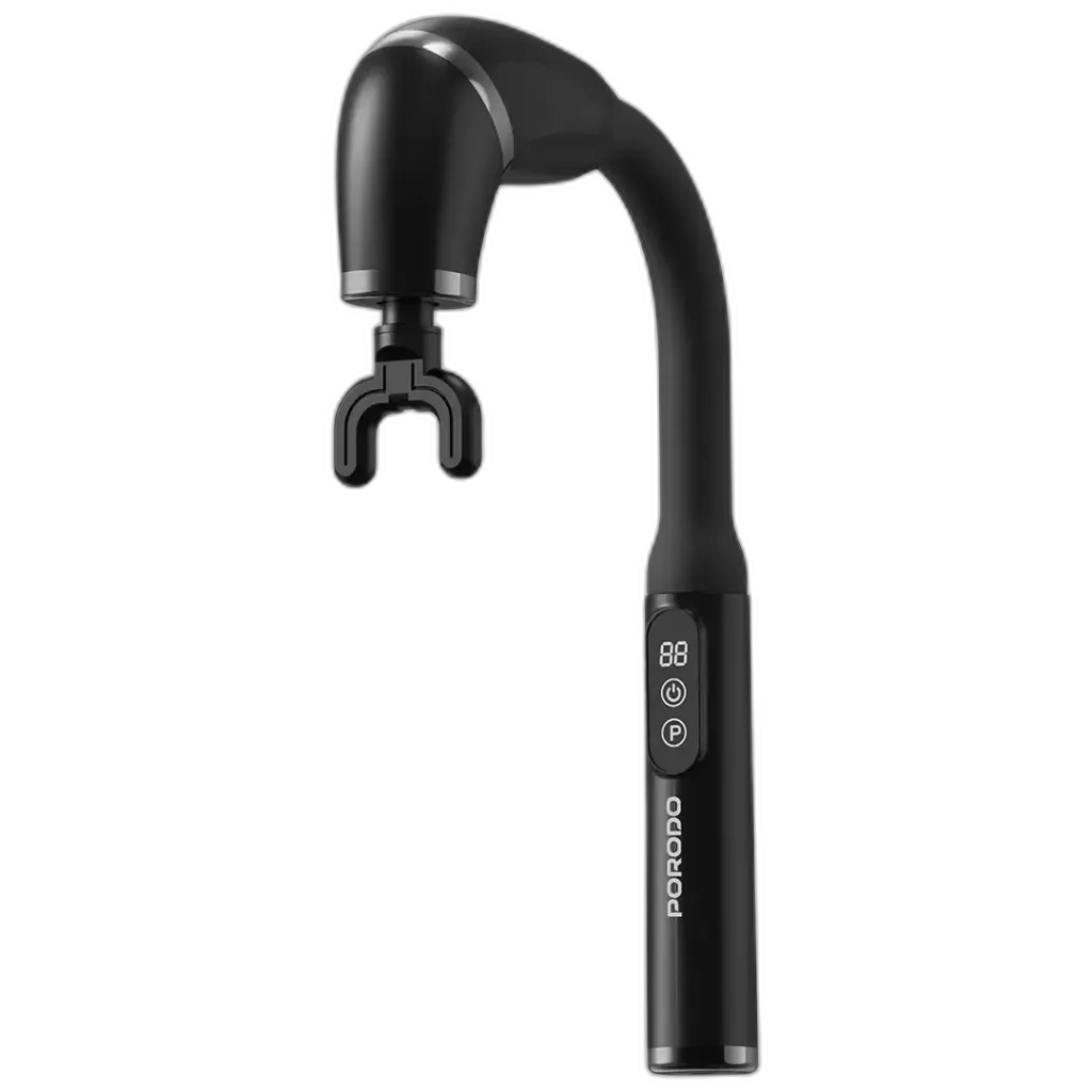 Porodo Lifestyle U Shaped Handle 4 Head Deep Massager Black PDLFSTH021BK